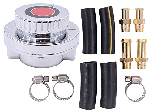 HouYeen Regulador de presión de combustible ajustable universal para motor de carburador