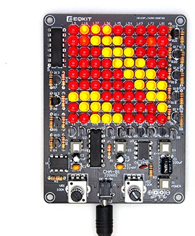 Gikfun LED Chaser Soldering Practice Kit PCB Board 81 LEDs for STEM Electronics School Learning Project DIY EK1974