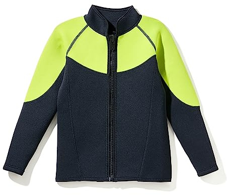 Intboss Kids Wetsuit Top 3mm Wet Suit Jacket for Boys and Girls 3T 4 T Toddlers Wetsuit Jacket 2mm Youth Size 6-14