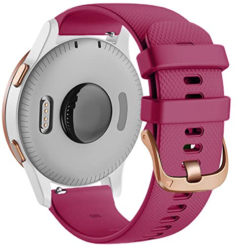 Wtukmo 18 mm Armband für Garmin Vivoactive 3S 4S Vivomove 3S / Venu 2S Smartwatch Silikonarmband für Garmin Move 3S / Active S, 18mm For Vivoactive 3S 4S, Achat