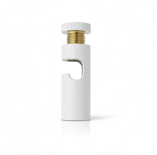 Deckenkabel-Montagehaken für Swag-Pendel- und Kronleuchterbeleuchtung, minimalistischer Kabelhalter, Swag-Haken für Decke und Wand, moderne Deckenhaken für Swag-Licht, einfache Montage (White)
