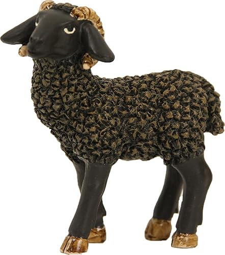 FADEDA Aries/Altura: 7 cm/Pintadas a mano/Figuras de Belén fieles - Decoración de mesa de Navidad cuna Accesorios