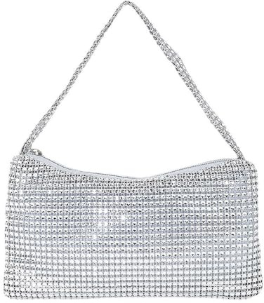Bling Sotto il braccio borsa a tracolla borsa Bling borse Strass Borsa da sera delle donne per lo shopping della festa di nozze