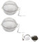 BOPRKTM 2 Piezas Infusores de Té Infusor Te de Bolas Infusoras para el Té Filtros de Té de Acero Inoxidable para el Té Para Filtrar Té Suelto y Especias con Gancho de Cadena Extendido