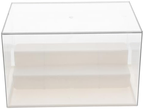 Luxshiny Klarer Vitrinenaufbewahrungskoffer Für Miniaturfiguren Dreilagige Transparente Schaukasten Für Sammlerstücke Und Actionfiguren Staubdicht Und Organisiert