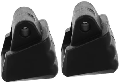 Portable Skate Stopper 2pcs PVC Brake Heads for Roller Skates | Non-slip Black Replacement Set, Compatible Inline Frames, Supports Recreational Skating and Beginners