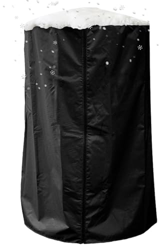 Cubierta para calentador de patio, fundas de calentador para el hogar, resistente al agua, Oxford 420D, protección completa, protección vertical, protección UV, para pared, mesa, porche, exterior y