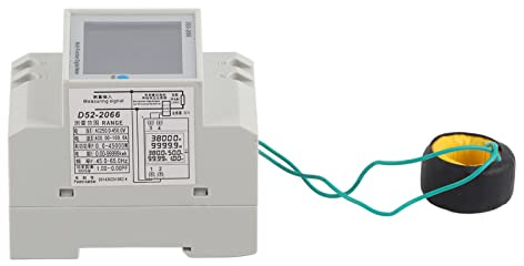 Compteur de tension ca, ampèremètre, voltmètre, multimètre D52-2066 pour toute la maison, Type de Rail de moniteur (AC250-450V)