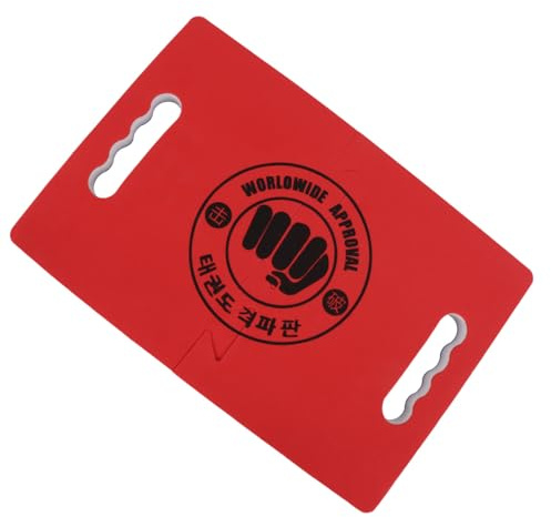 Gutol Taekwondo Breaking Board, Rebreakable PVC Training Board Martial Arts Double-Sided EVA Foam Boards With Handle for Exercise Performing