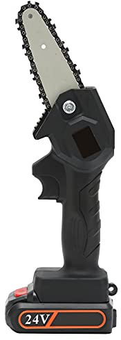 MasYosh Mini Sierra de Poda Eléctrica, Herramienta de Poda de Jardín con Batería de Litio Recargable con Motor de 24 V y Placa Guía de 4 Pulgadas, para Poda y Tala de árboles Frutales (Enchufe