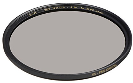 B+W 1089153 Neutral Density Filter ND4 46 mm MRC Nano XS-Pro 16x Tempered Slim Premium Matte Black