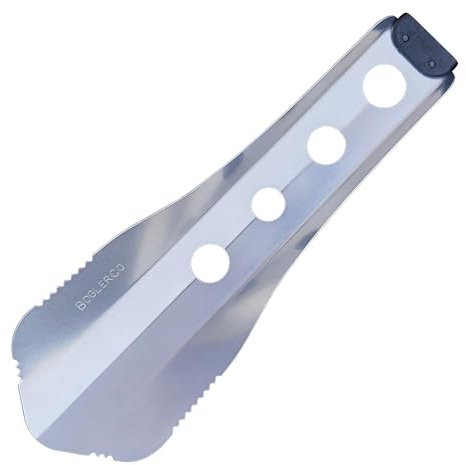 BoglerCo Pala da trekking o da campeggio ultraleggera, 13,5 g (Nero)