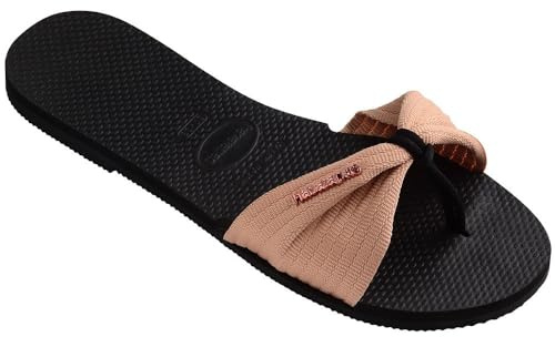havaianas You St Tropez Basic, Infradito Donna, Black Light Pink, 33/34 EU