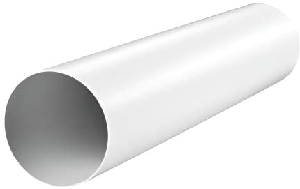 Système de tuyaux ronds en PVC 125 mm - Tuyau de ventilation 0,5 m