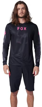 Fox Racing Herren Ranger Langarm-Trikot Hemd, Black Taunt, X-Large