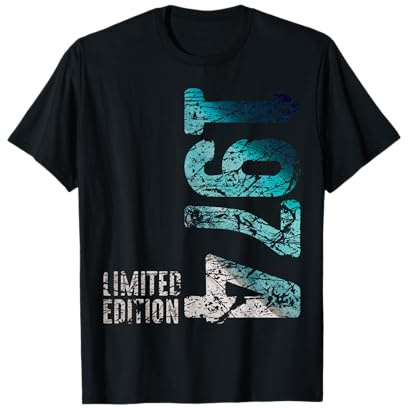 52. Geburtstag Mann Frau 52 Jahre 1974 Deko Geschenk Lustig T-Shirt