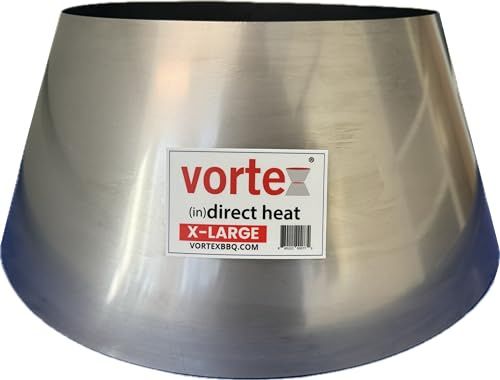 VORTEX (IN) DIRECT HEAT for Charcoal Grills, X-Large Size XL Super V - for Weber Ranch Kettles