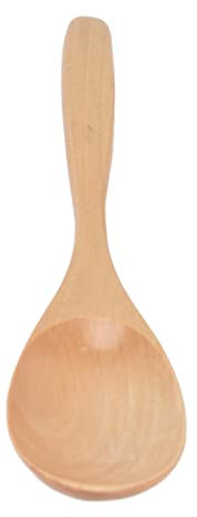 Semme Cucchiaio di Legno, Cucchiaio da dal Design Antiaderente, Cucchiaio di Legno Naturale di qualità con Eccellente Resistenza al Calore, per la di Casa, Il Ristorante