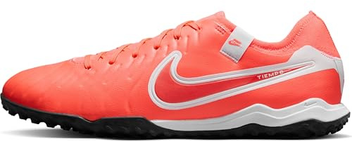 Nike Unisex Tiempo Legend 10 Pro Turf Fußballschuh, Hot Lava/White, 44.5 EU