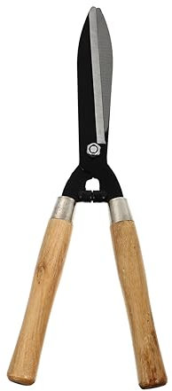 ibasenice Gartenschere Mit Holzstiel Ergonomisch Rutschfest Langlebig Für Dicke Äste Heckenschnitt Im Garten Geeignet Für Bäume Sträucher Und Rasenpflege