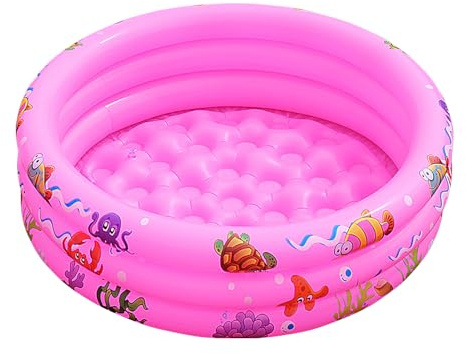 Piscine Gonflable pour Bebe, Pataugeoire Gonflable Bebe en PVC, Baignoire Gonflables Bébé pour Intérieur Et Extérieur, Gonflables Jouets Aquatiques, Pataugeoire pour Famille, Jardin, Arrière-Cour
