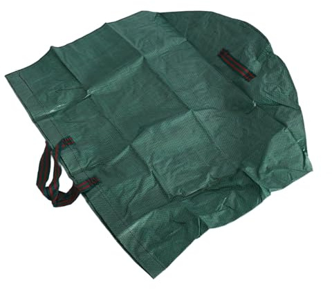 Fafeicy Bolsa de Desecho de Jardín de 60L, Liviana, Duradera, de Gran Capacidad, Bolsa de Hoja de Plástico para Hojas, Escombros de Césped, Recortes de Hierba, Repelentes de Agua, (300L)