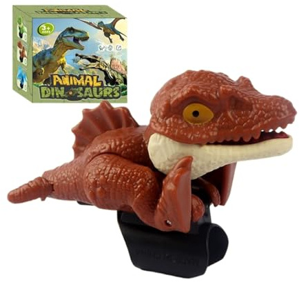 Fingerdinosauriedocka - fingerfigurer, miniatyrdinosaurieleksaker, för sensoriskt spel, alla hjärtans dag-presenter, strumpfyllning, födelsedagsfester