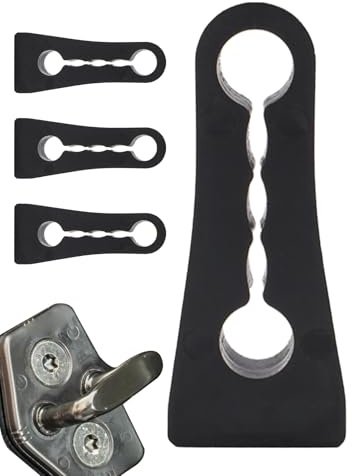 Insonorizzatore per porta – Ammortizzatore in leggera da 21 g, accessorio di facile installazione, pezzo di stile unico | Tampone acustico per la riduzione del rumore per la chiusura