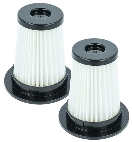 vhbw 2x filtro sostituisce Beko 9178039322, C00911456 per aspirapolvere - filtro HEPA nero/bianco