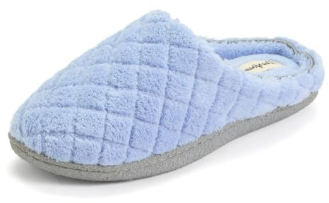 Dearfoams dam Leslie Quilted Terry Clog SlipperToffel
