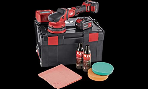 Akku-Exzenterpolierer mit Zwangsantrieb XCE 8 125 18.0-EC/5.0 P-Set | 18 Volt, 2x 5,0 Ah Akkus in L-