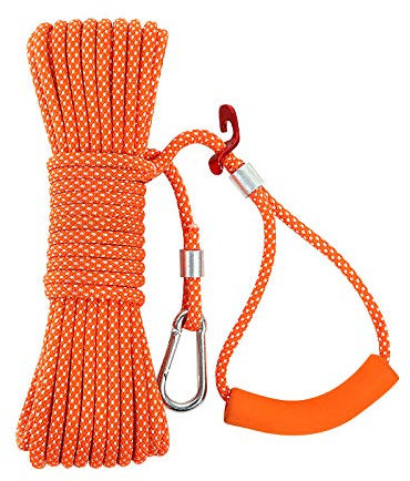 ZAselect Corde à Linge épaisse de 15 m pour Jardin, extérieur, Facile à serrer, Orange…