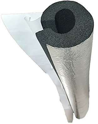 20mm Tuyau Isolation Tuyau en Caoutchouc pour 22/27/34/43/48/60/76/89/114mm Tuyau Mousse Calorifugeage De La Tuyauterie