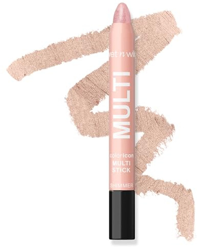 Wet n Wild, 3-in-1 Color Icon Multi-Stick for Eyes, Cheeks and Lips, Infused with Argan Oil and Vitamin E, Apply as Eyeliner, Eyeshadow, Blush or Contour, Peachy Crush