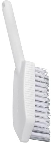 Brosse à Carrelage V pour Joints de Sol, Plastique Blanc | Poignée Facile à Saisir, Enlève les Saletés Tenaces, Réutilisable, Résistante à L’usure, la Cuisine et Chambre