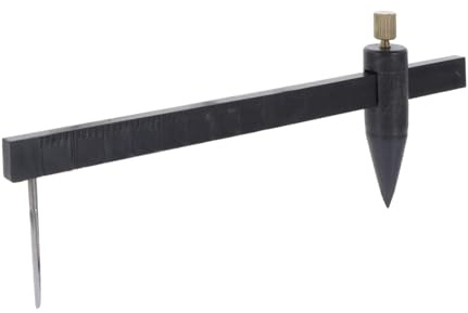 COOPHYA Compasso Circolare per Argilla e Ceramica Taglierino di Precisione Righello Professionale Materiale Resistente per Artigianato Facil Usare Pulire