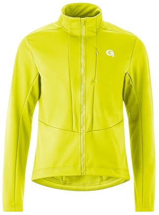 Gonso Herren Adventure Jacket Softshell M Fahrradjacke, Safety Yellow, 3XL EU