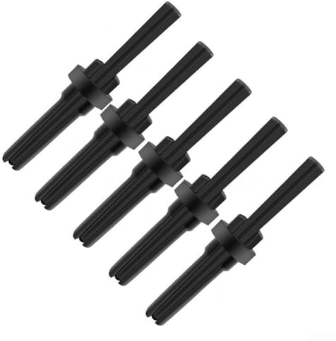 Eawfgtuw Robustes manuelles Steinspalter-Set, 125 x 12 mm, Stahlkeile, Handwerkzeuge für Beton, Steinbruch, Granit, Marmor, Abbruch, 5 Stück