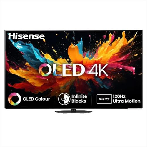 Hisense 55A86Q55 - TV 55 Pollici, Smart TV, DVB-T2, HEVC, 4K, ULED, Nero, Classe energetica G