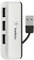 Belkin Portable 4 Port Travel USB Hub, White/Black