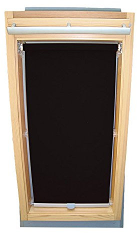 Abdunkelungsrollo Rollo für Velux DKL/DKU/RHL/RHU-EP GGU,GPU,GHU,GTU UK08 schwarz