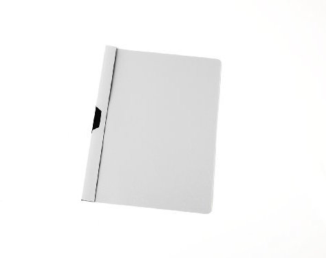 100 Cliphefter DIN A4 / Klemmhefter/Bewerbungsmappe/Farbe: grau