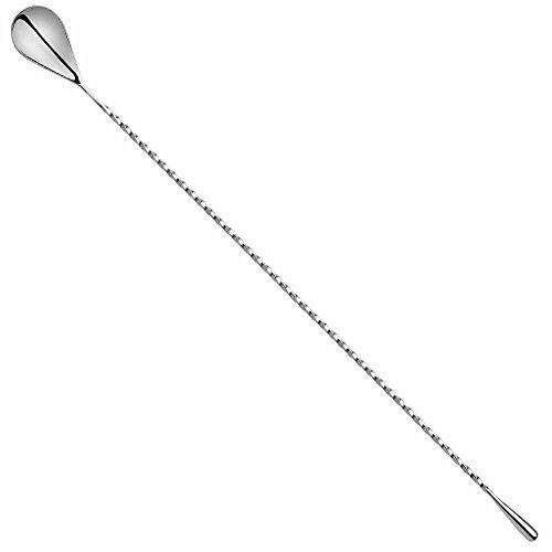 Urban Bar Extra Long Bar Spoon in Gift Box, Drop, 18/8 Stainless Steel 40cm Model No UB4044