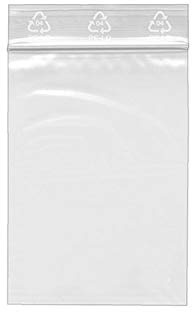VELOFLEX 6701000 - Druckbandbeutel, 70 x 100 mm, PE-Folie 0,05 mm, Druckverschlussbeutel Transparent, 100 Stück