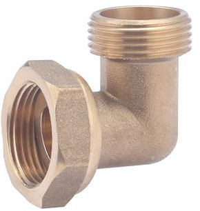 Coude Laiton Mâle Femelle Ecrou Tournant à Visser 20x27 (3/4) NOYON & THIEBAULT