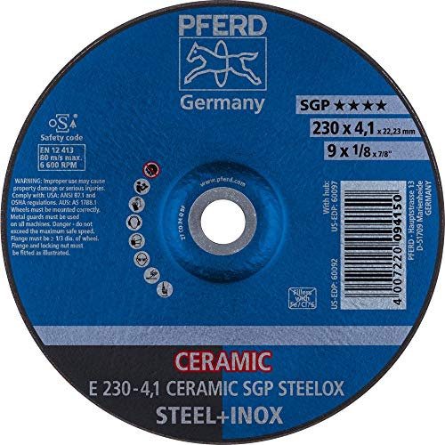 Lot de 10 disques à ébarber en céramique E230-4,1 cm 62100230