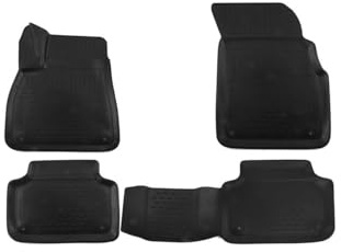 Element 3D Gummimatten Passgenaue Fußmatten Audi Q7 || 2015-4tlg