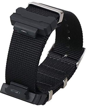 Shieranlee 16mm NATO Bracelet Compatible avec Casio G-Shock GA-110 GA-100 GD-100 Men Sports Waterproof Replacement Bracelet Band Strap