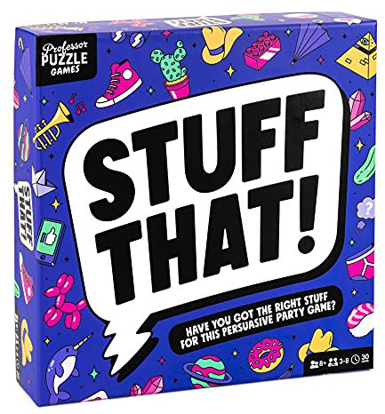 Professor Puzzle | Stuff That! | Party Game | Ages 10+ | 3-8 Players