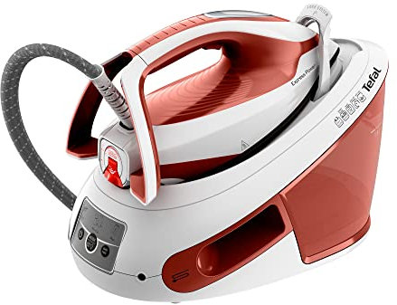Tefal Generatore di vapore SV8110 Express Power, prestazioni di vapore potenti, tecnologia senza impostazione, serbatoio dell'acqua da 1,8 L, vapore verticale, Made in Francia, Eco Stand